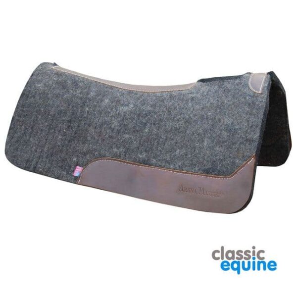 Contoured Western Felt Saddle Pad - 1/2 inch