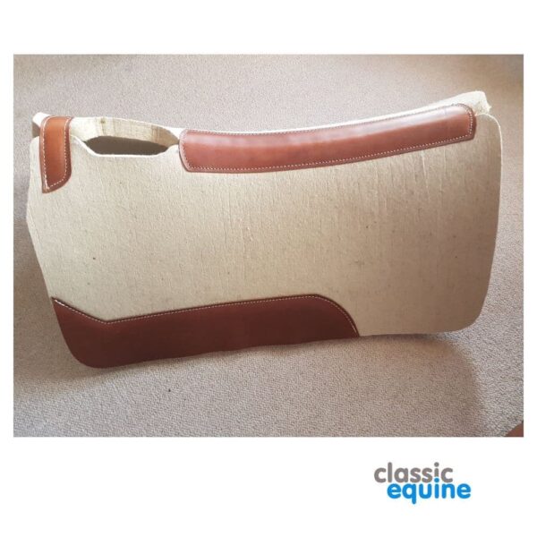 Contoured Western Felt Saddle Pad - 1 inch