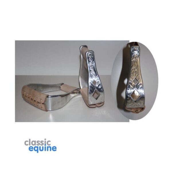 Show Stirrups with Heart Cut Out